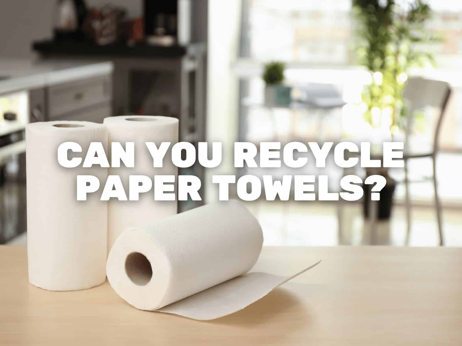 100% Recycled Paper Towels - Sustainable Paper Towels